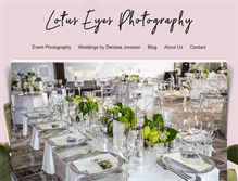 Tablet Screenshot of lotuseyesphotography.com